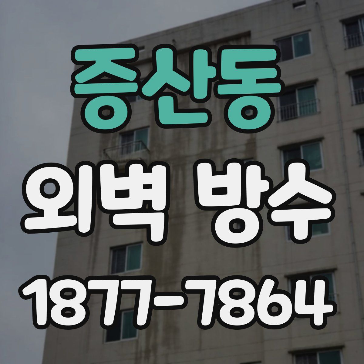 증산동 외벽 방수