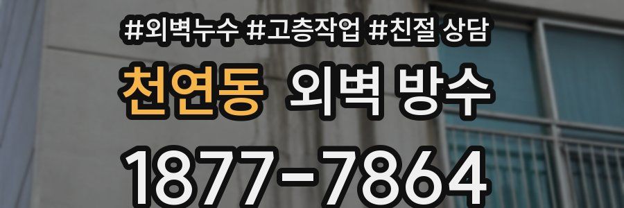 천연동 외벽 방수