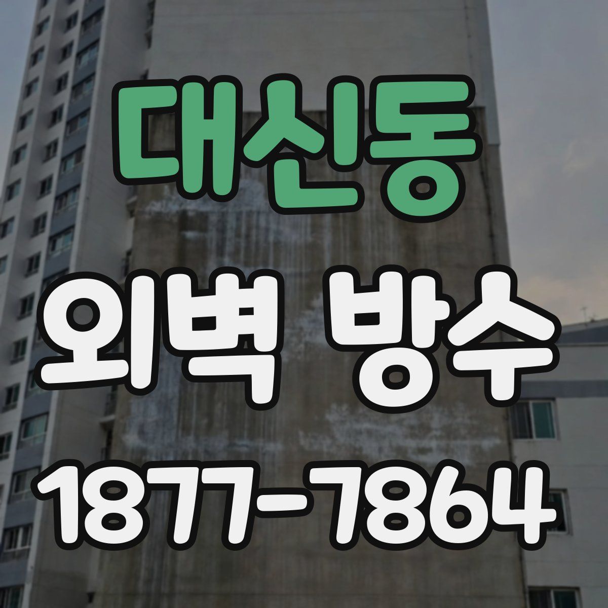 대신동 외벽 방수