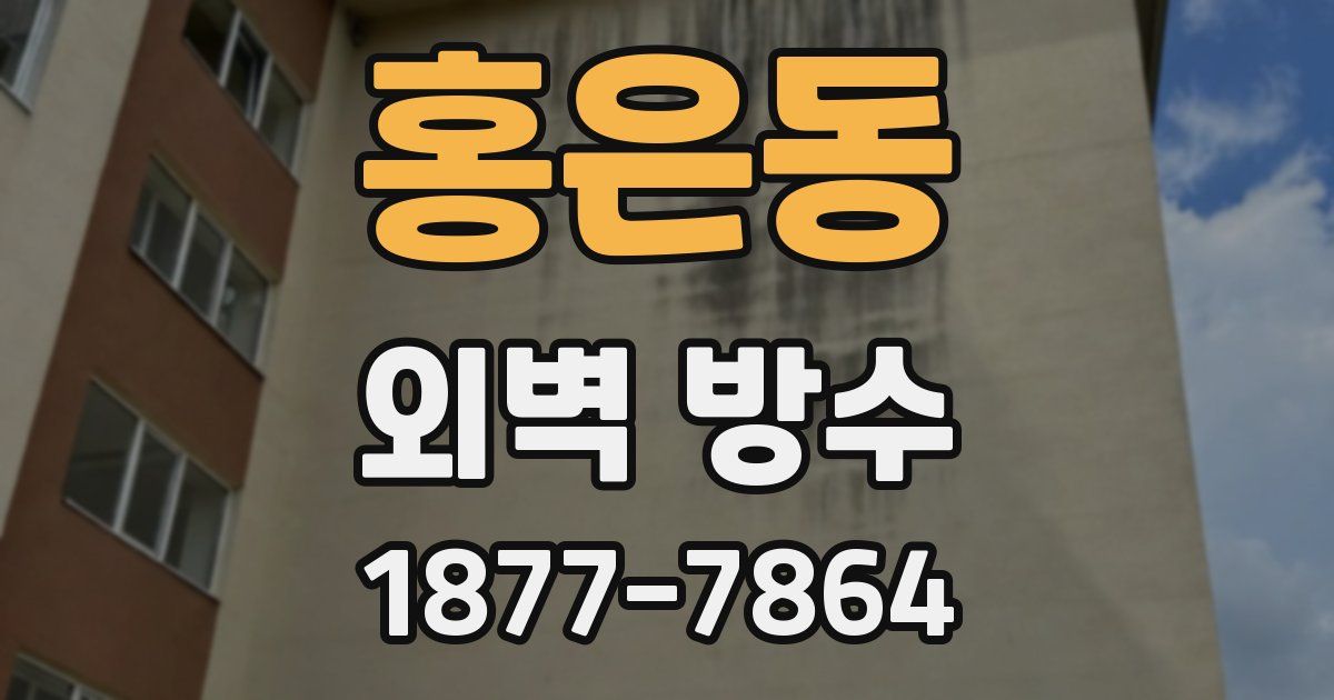 홍은동 외벽 방수