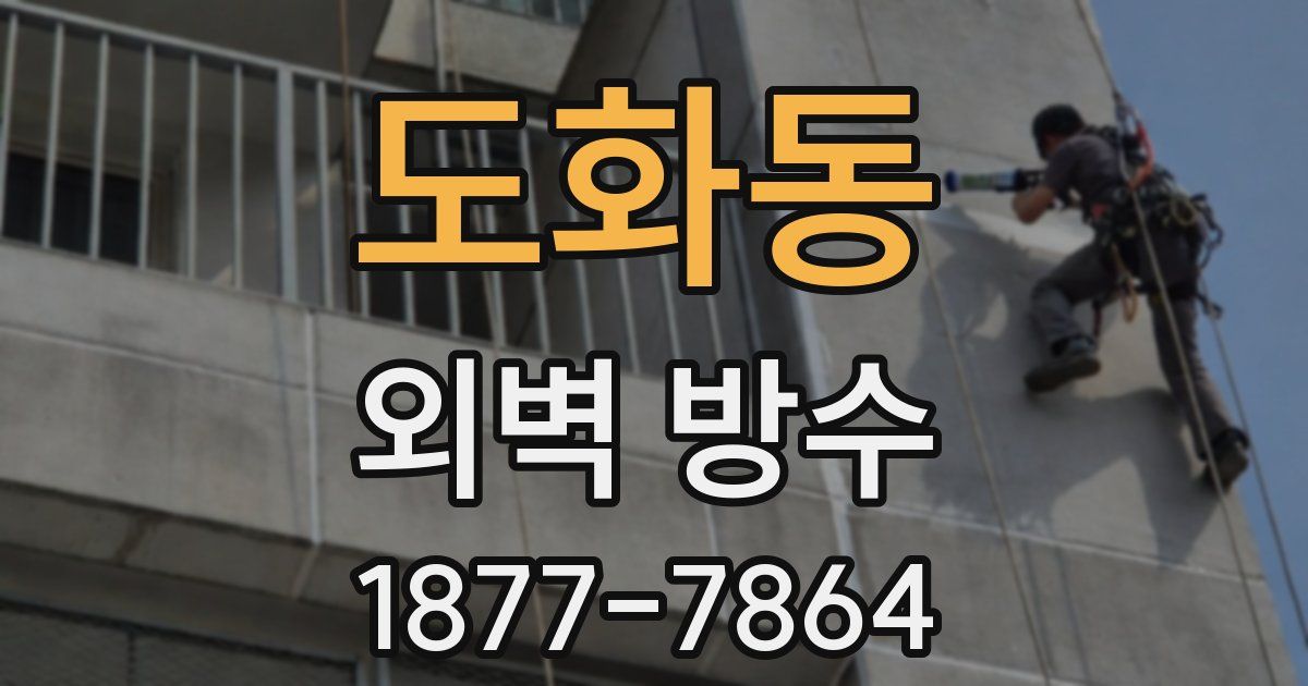 도화동 외벽 방수