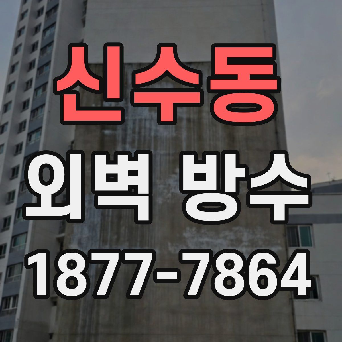 신수동 외벽 방수