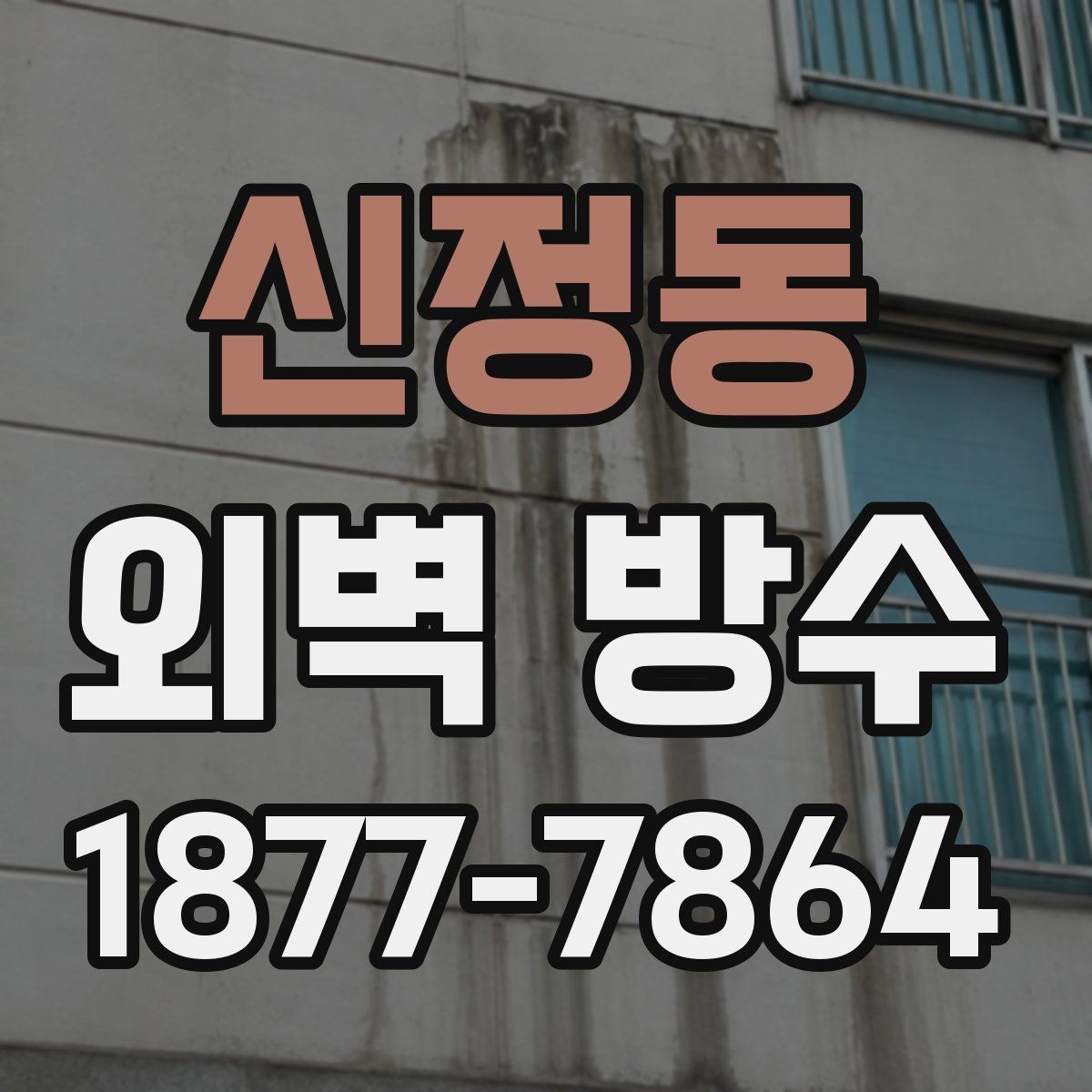 신정동 외벽 방수 후 비 오는 날 확인할 부분
