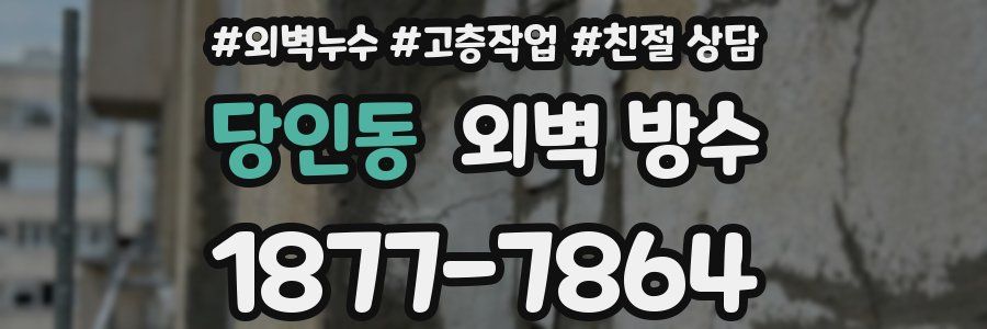 당인동 외벽 방수
