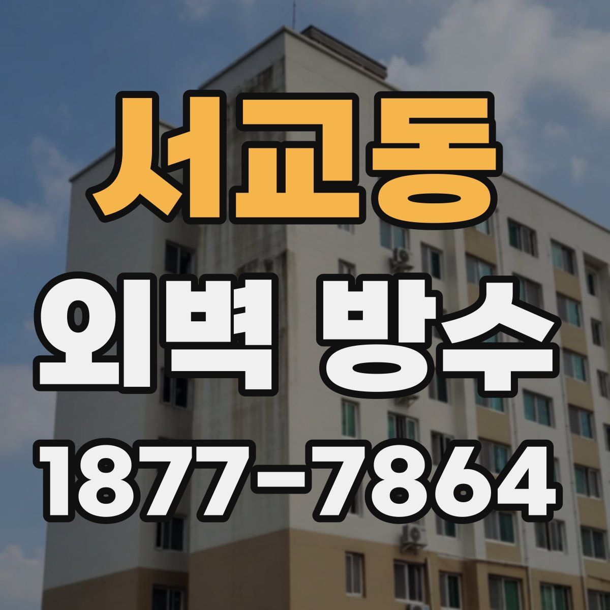 서교동 외벽 방수