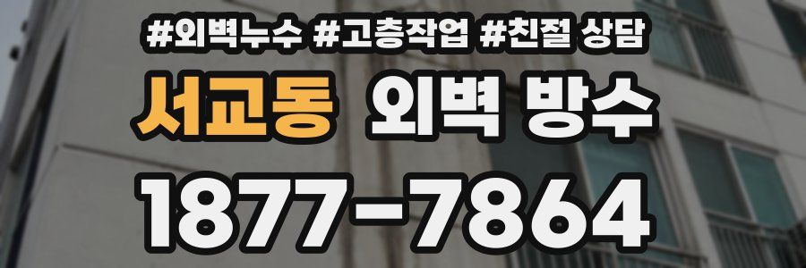 서교동 외벽 방수