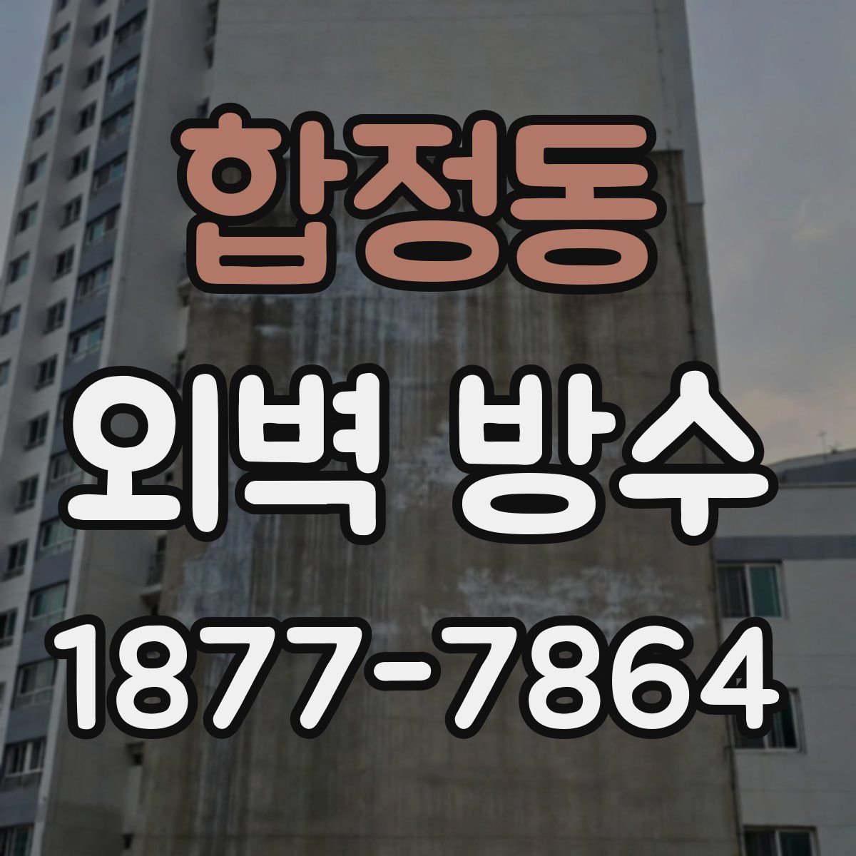 합정동 외벽 방수