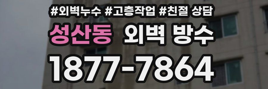 성산동 외벽 방수