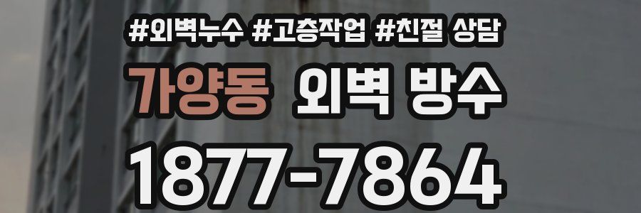 가양동 외벽 방수