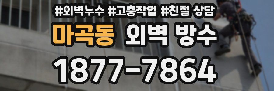 마곡동 외벽 방수