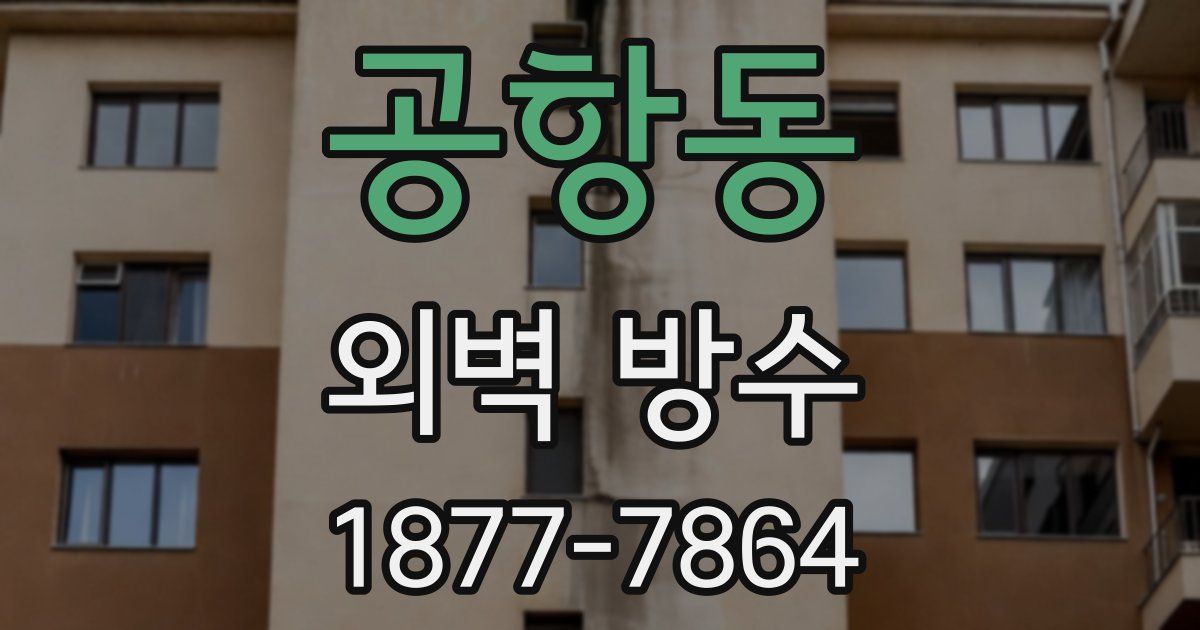 공항동 외벽 방수
