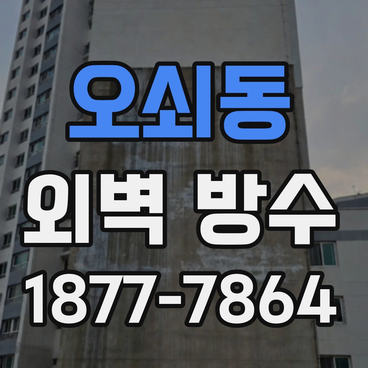 오쇠동 외벽 방수