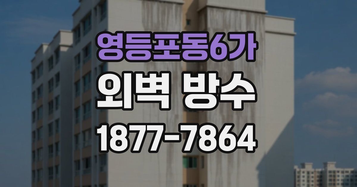영등포동6가 외벽 방수