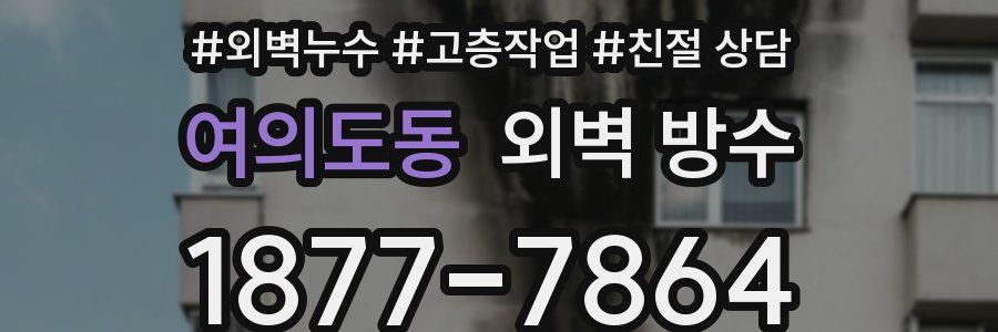 여의도동 외벽 방수