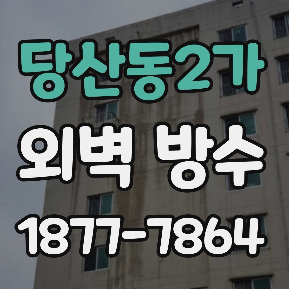 당산동2가 외벽 방수 상태를 오래 유지하는 체크포인트