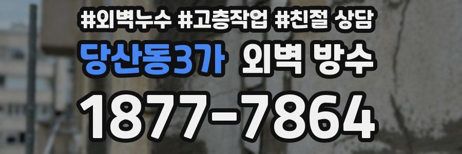 당산동3가 외벽 방수