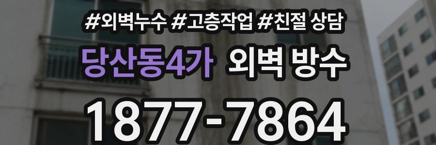 당산동4가 외벽 방수