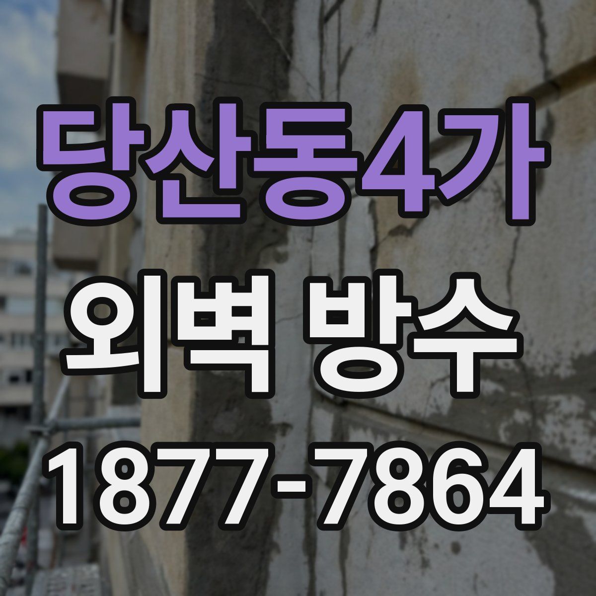 당산동4가 외벽 방수