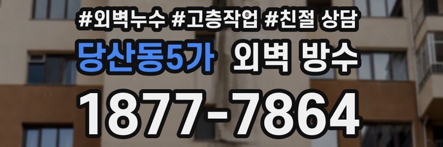 당산동5가 외벽 방수