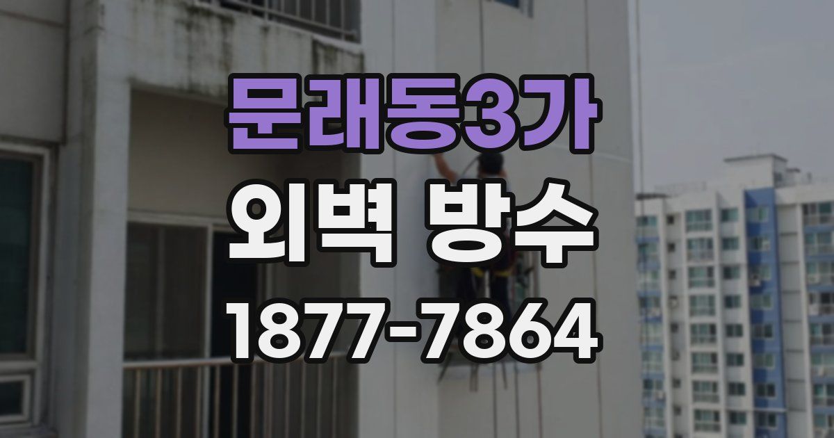 문래동3가 외벽 방수