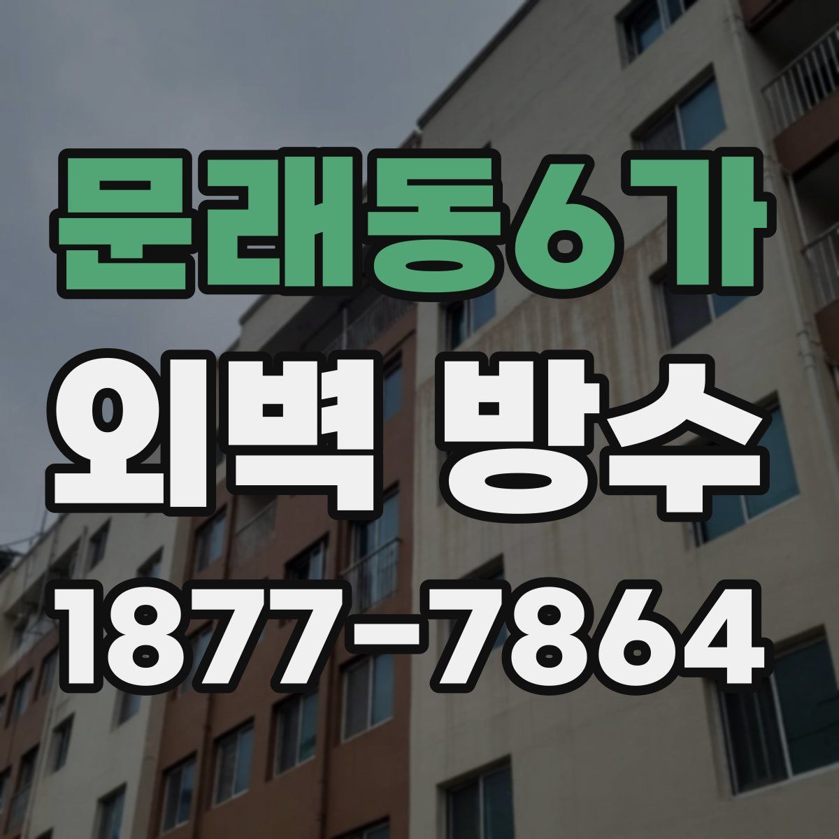 문래동6가 외벽 방수
