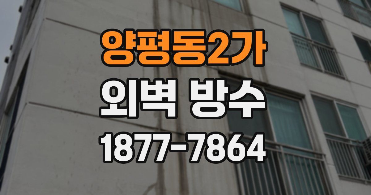 양평동2가 외벽 방수