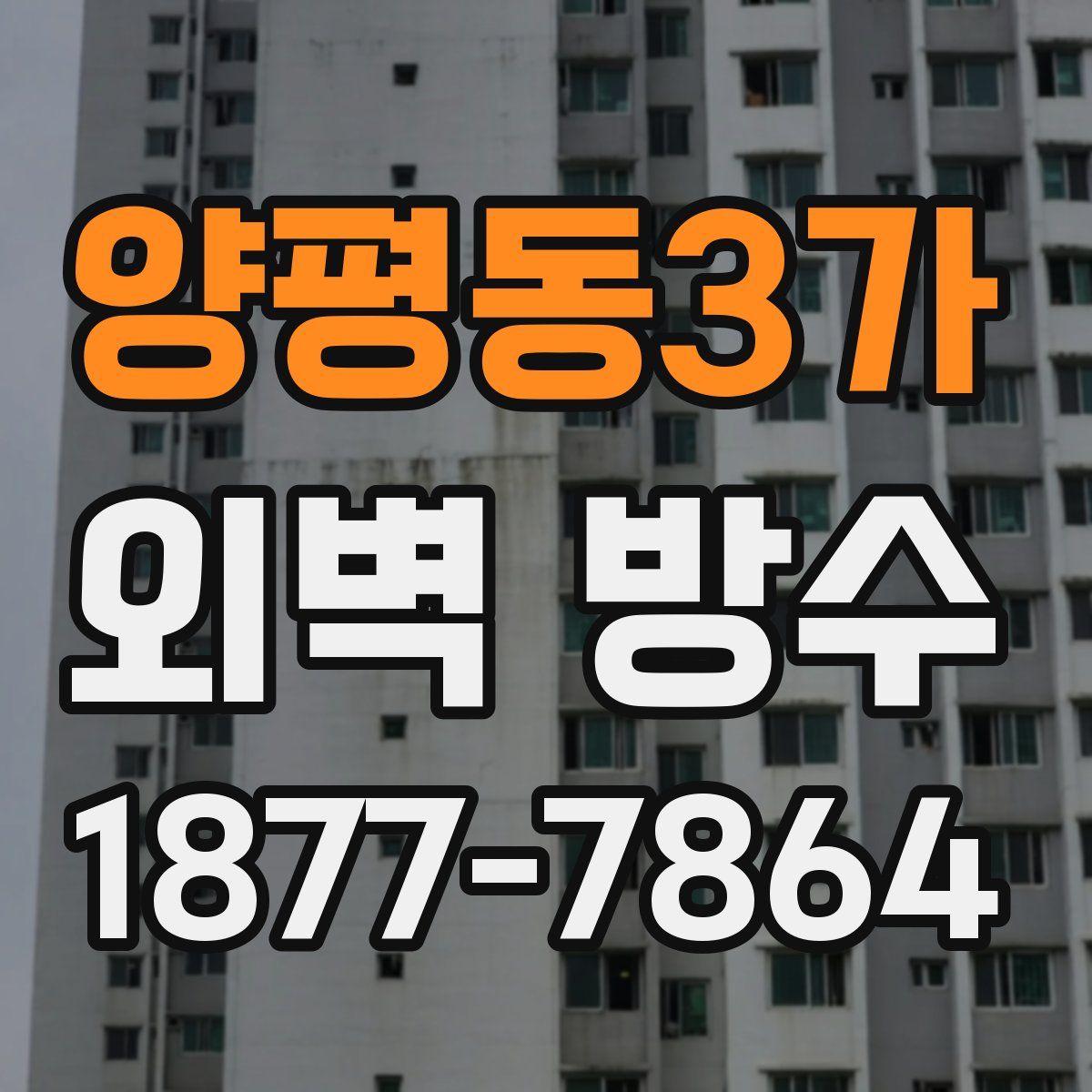 양평동3가 외벽 방수