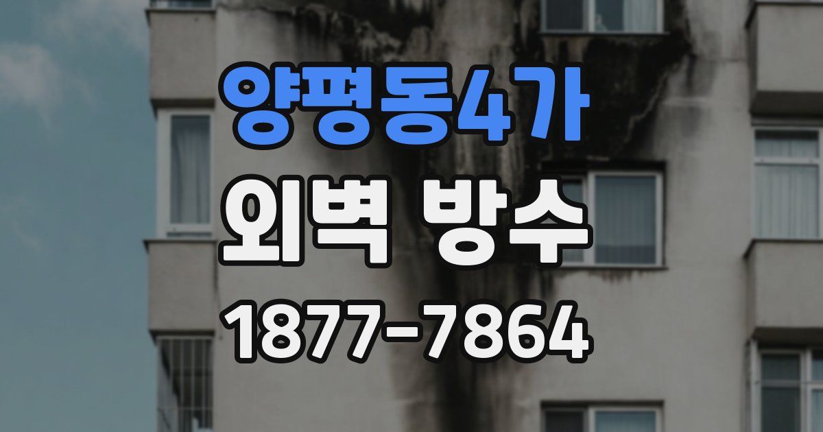 양평동4가 외벽 방수
