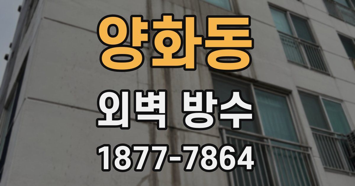 양화동 외벽 방수