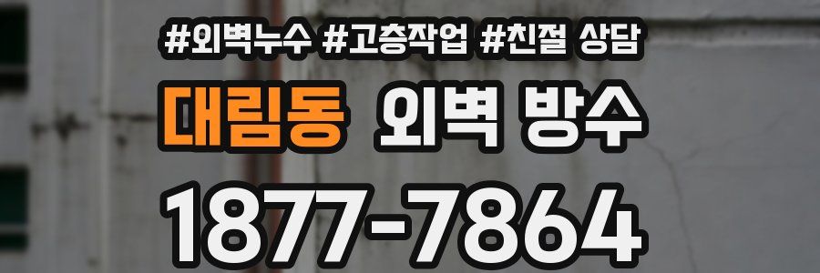 대림동 외벽 방수