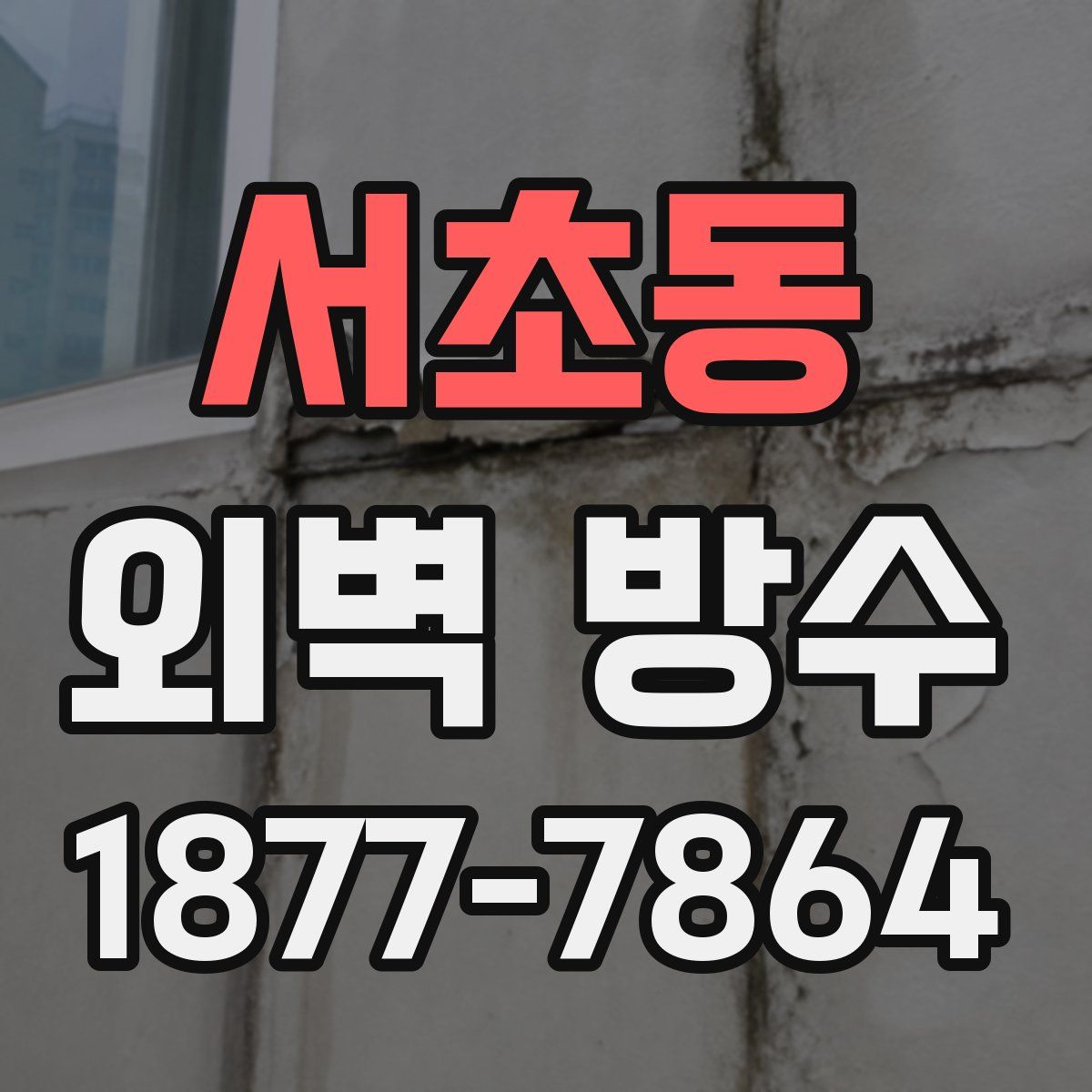 서초동 외벽 방수
