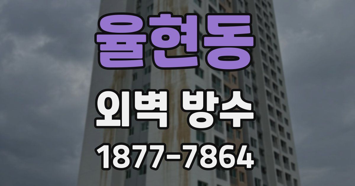 율현동 외벽 방수