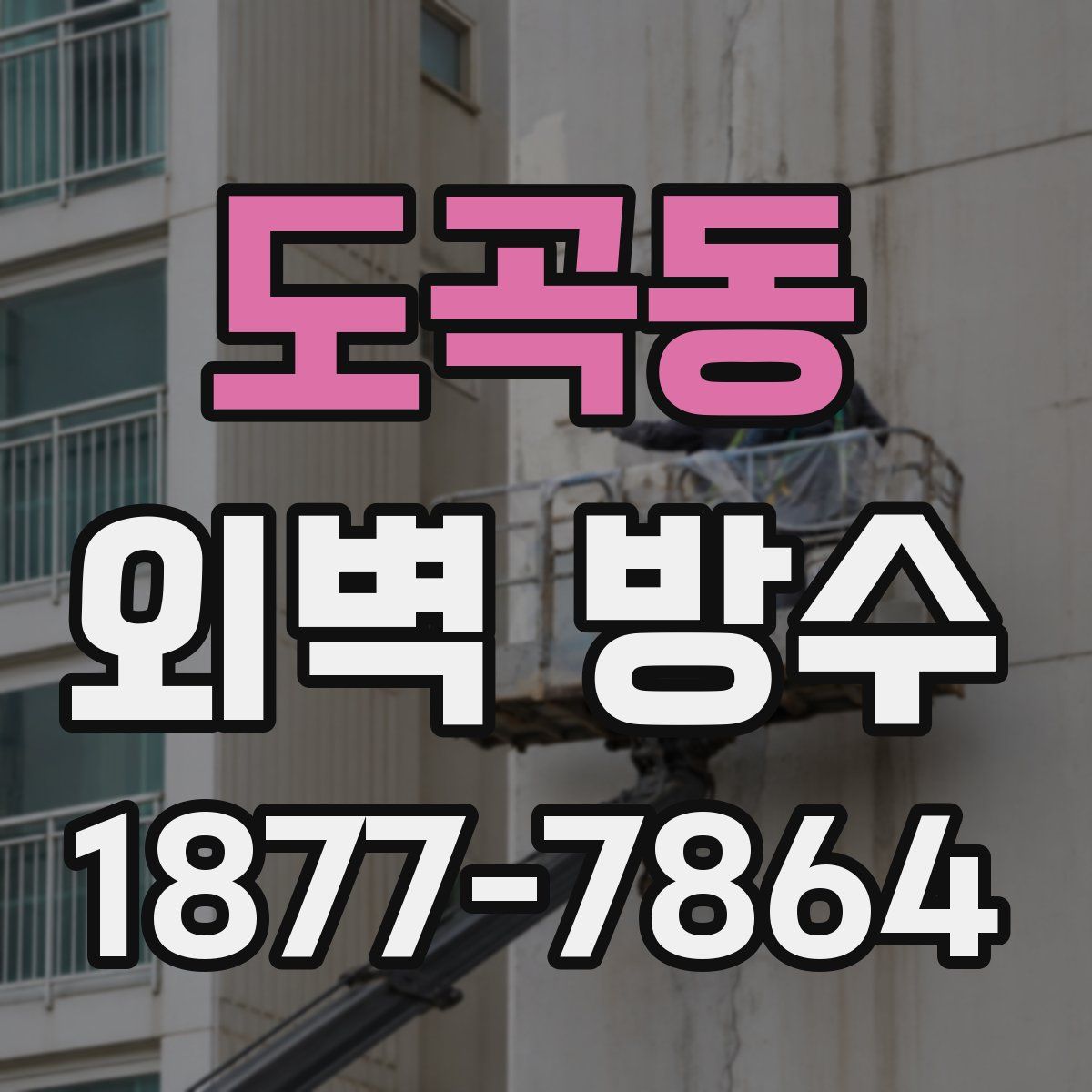 도곡동 외벽 방수