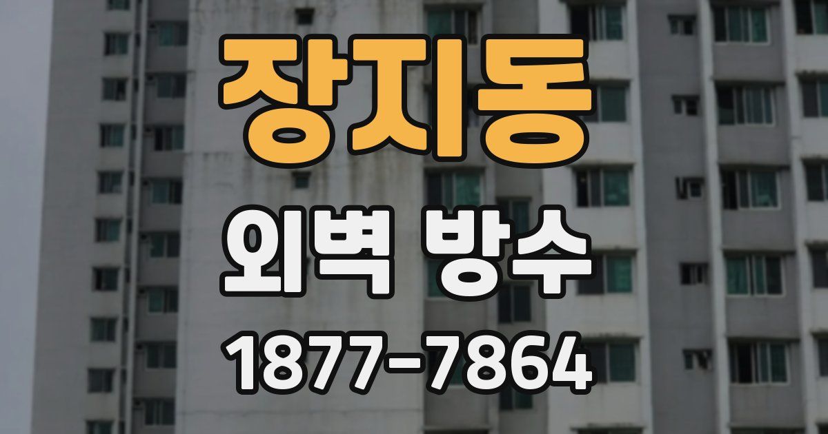 장지동 외벽 방수