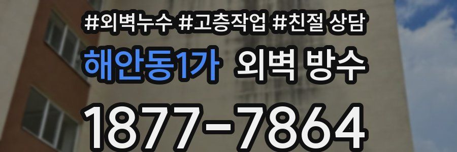 해안동1가 외벽 방수