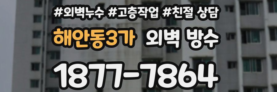 해안동3가 외벽 방수