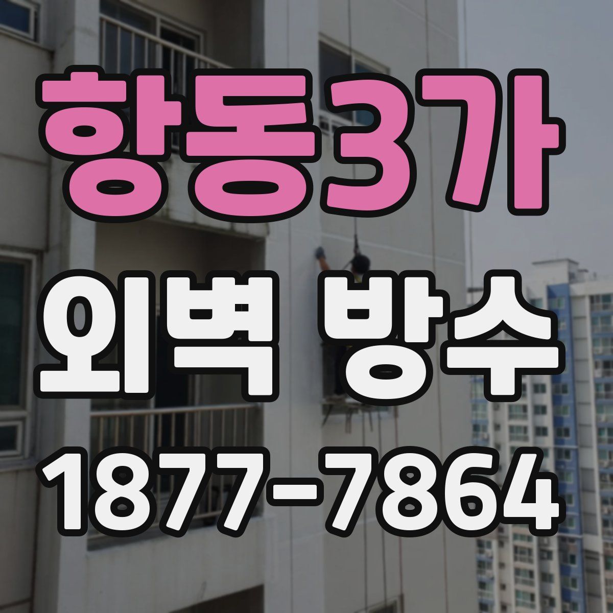 항동3가 외벽 방수