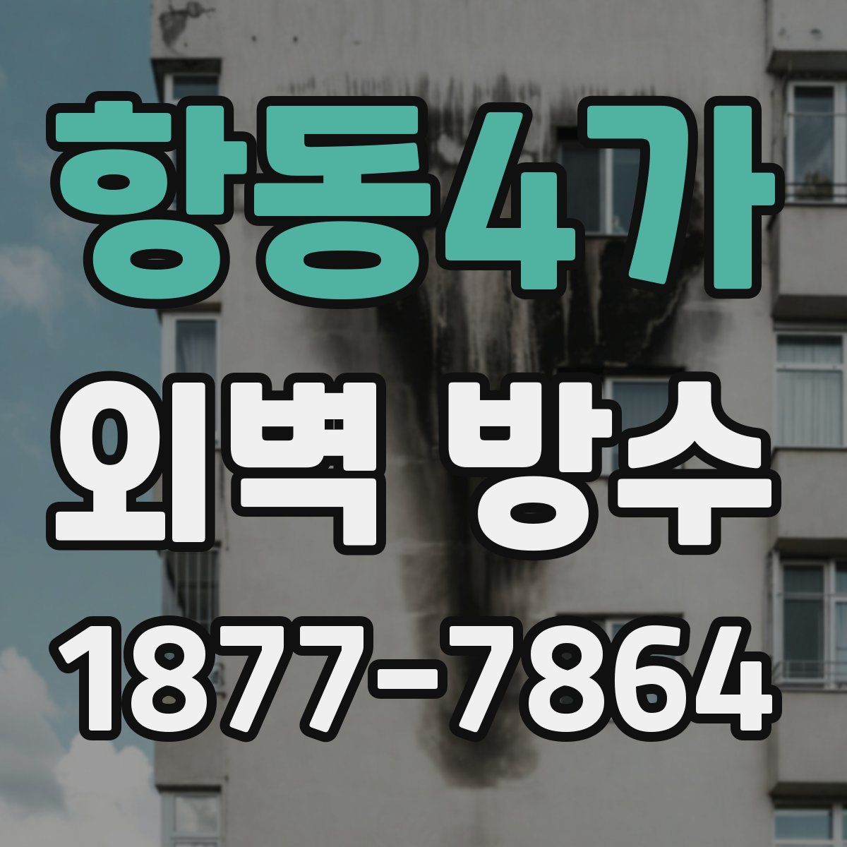 항동4가 외벽 방수