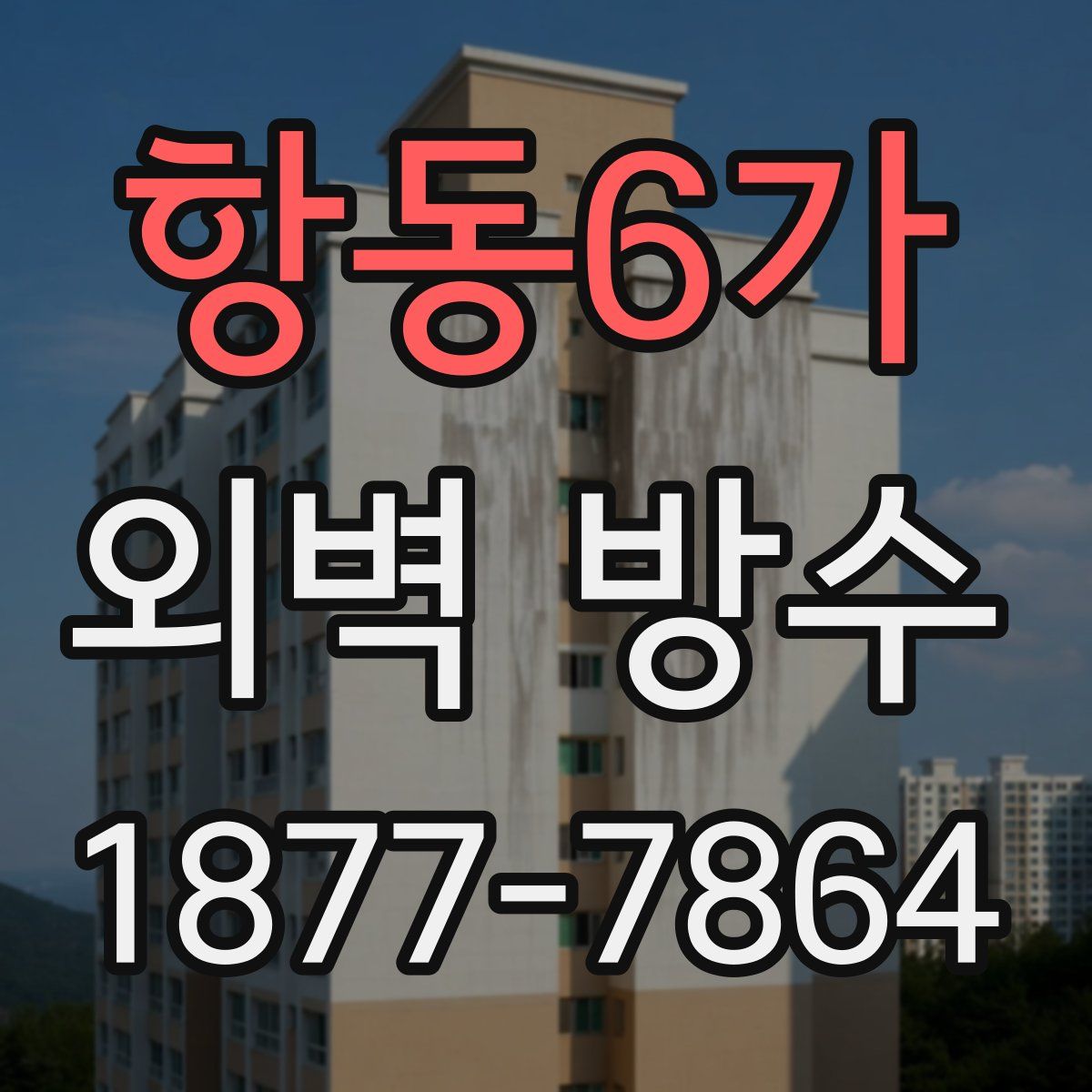 항동6가 외벽 방수