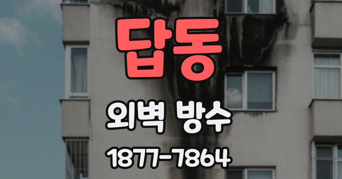답동 외벽 방수