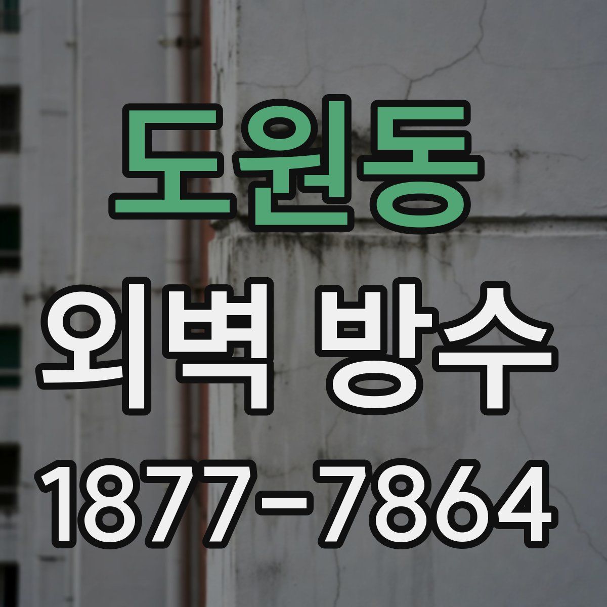 도원동 외벽 방수