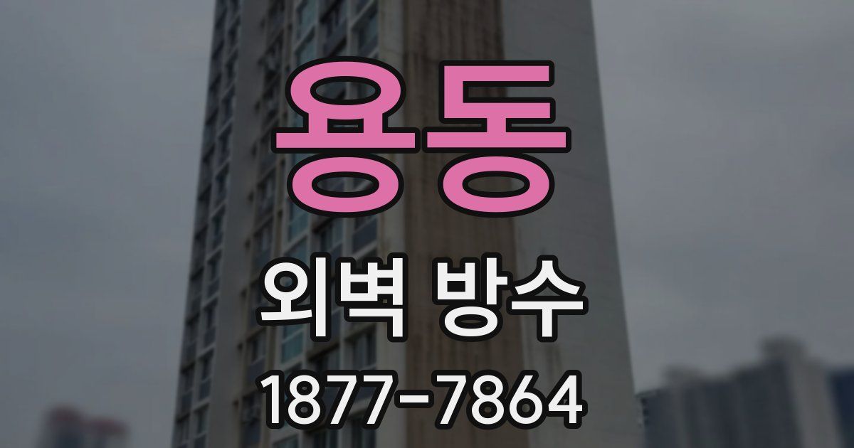 용동 외벽 방수