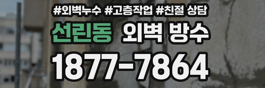선린동 외벽 방수