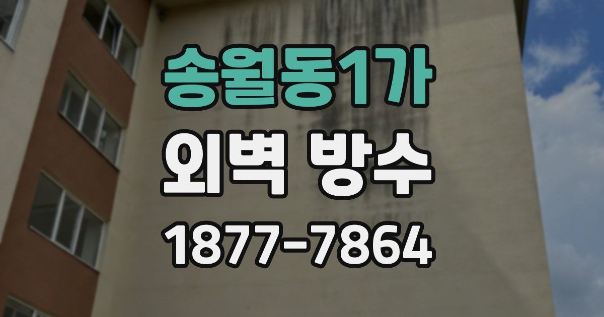 송월동1가 외벽 방수