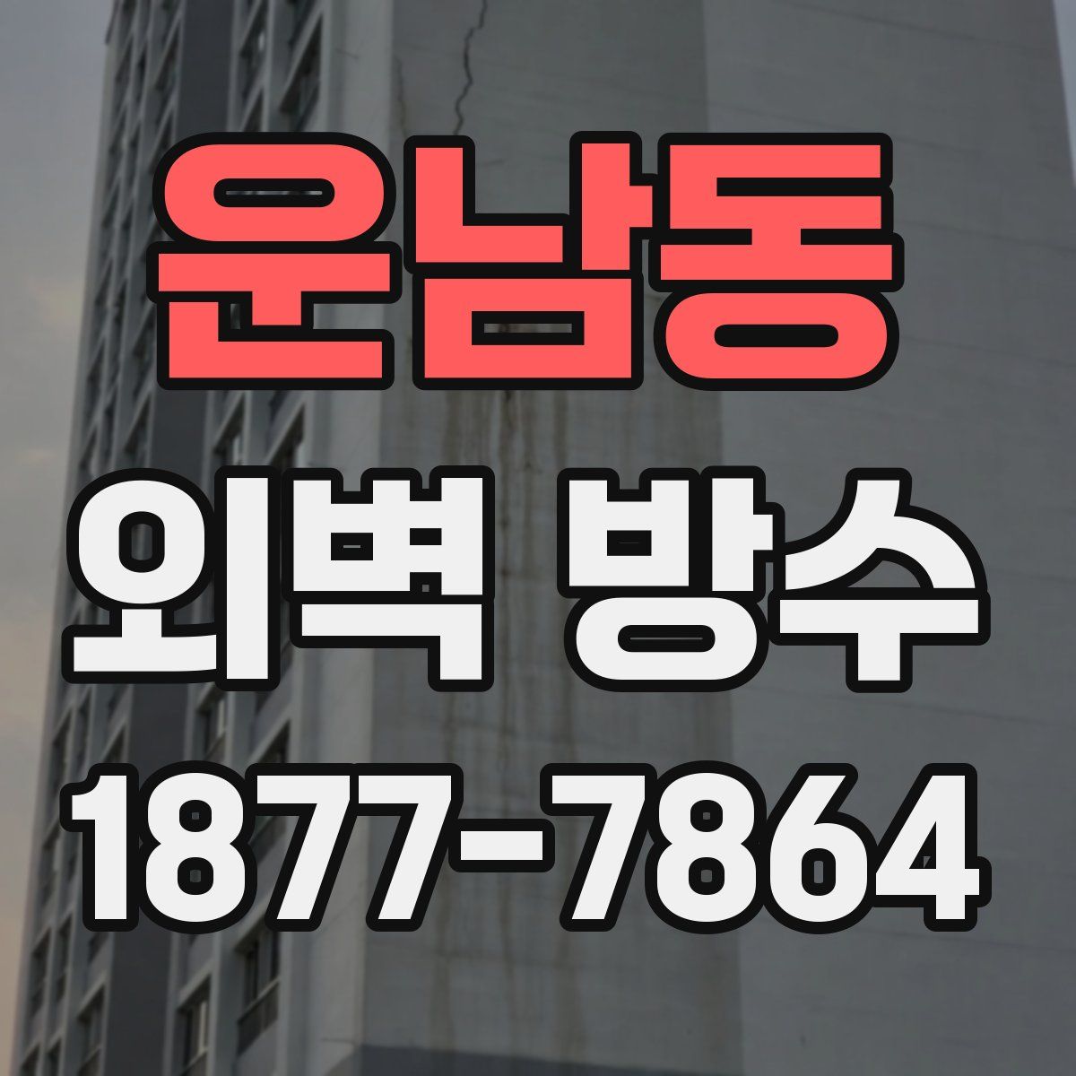 운남동 외벽 방수
