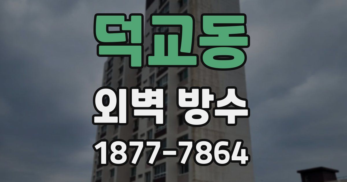 덕교동 외벽 방수