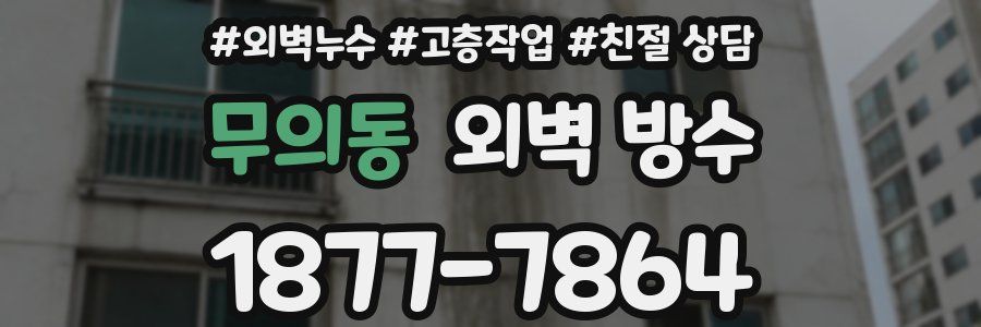 무의동 외벽 방수