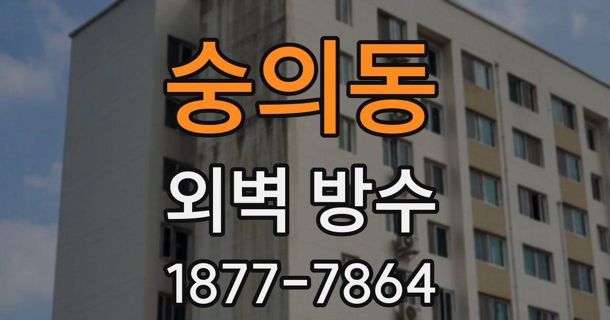 숭의동 외벽 방수