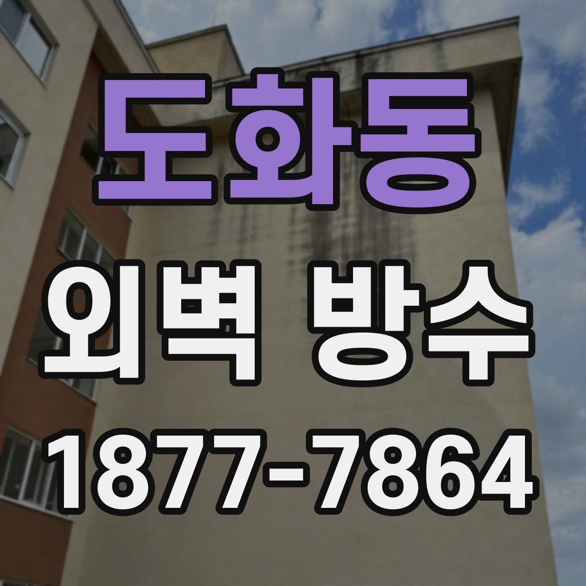 도화동 외벽 방수
