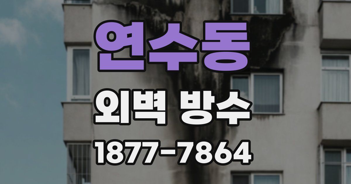 연수동 외벽 방수